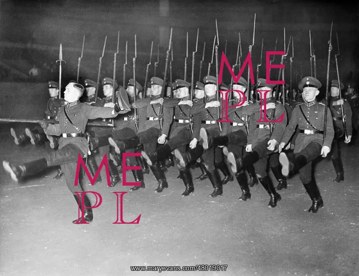 : Police parade, 1937 : Police parade, 1937