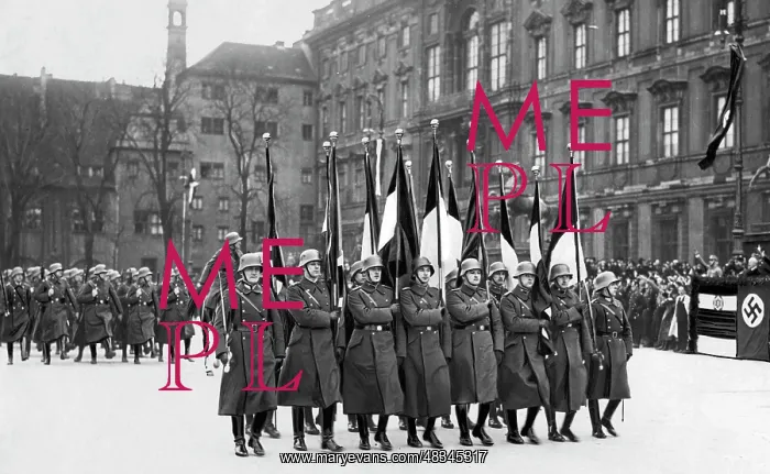 : Police Parade in Berlin, 1934 : Police Parade in Berlin, 1934