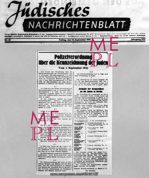: Police regulations about the identification of Jews, 1941 : Police regulations about the identification of Jews, 1941