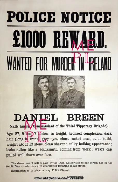 : POLICE REWARD NOTICE : POLICE REWARD NOTICE