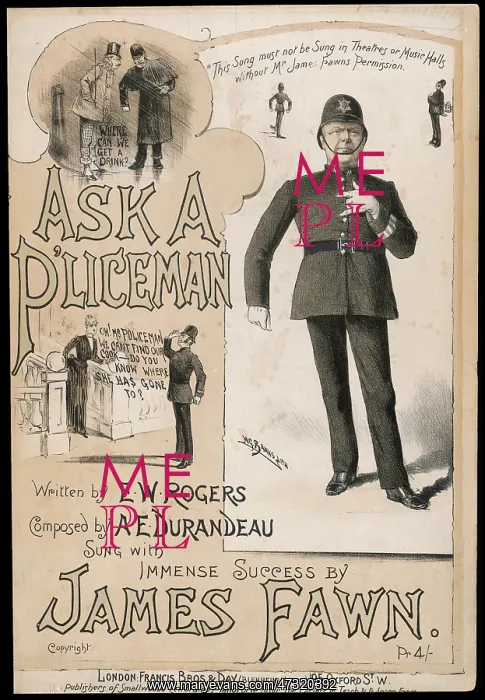  : A Policeman - Music Sheet