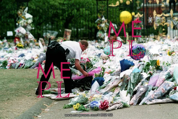  : Policeman Tidies Flowers