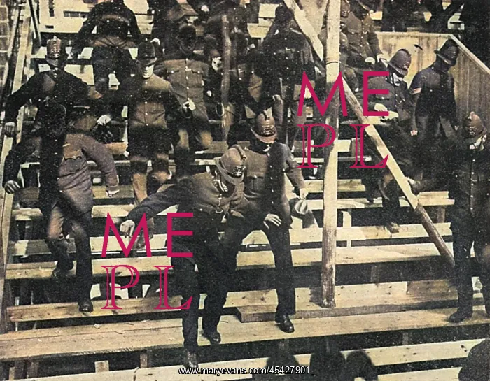 : Two hundred policemen test stands before Coronation : Two hundred policemen test stands before Coronation