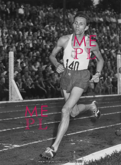 : Polish runner Jerzy Chromik. Photograph : Polish runner Jerzy Chromik. Photograph