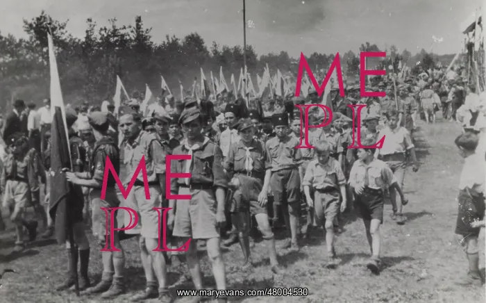 : Polish Scouts at a Jamboree : Polish Scouts at a Jamboree