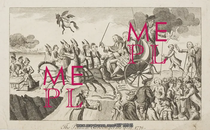 : The Political Cartoon, for the Year 1775 : The Political Cartoon, for the Year 1775