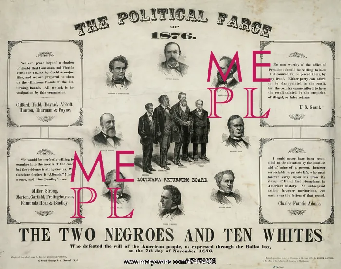 : The political farce of 1876 : The political farce of 1876