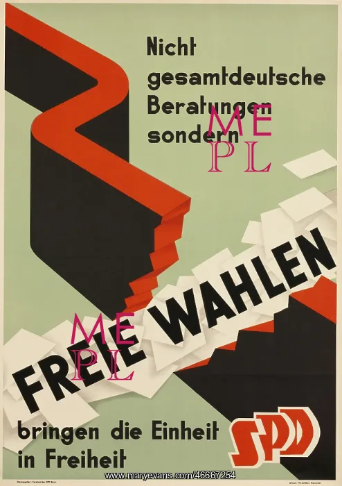 : Political poster, Germany : Political poster, Germany
