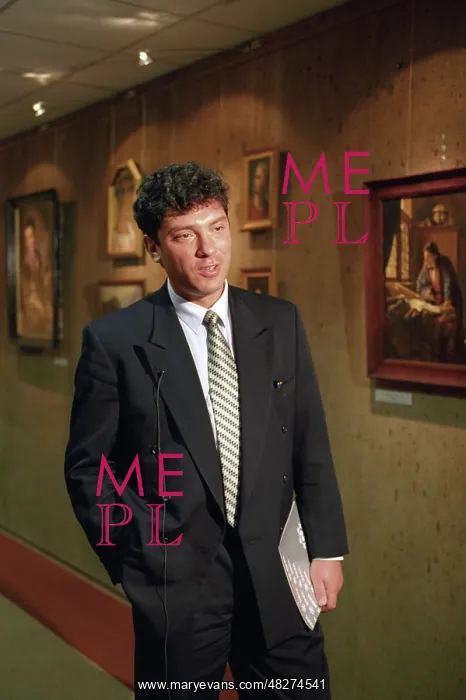 : Politician Boris Nemtsov, 1996 : Politician Boris Nemtsov, 1996