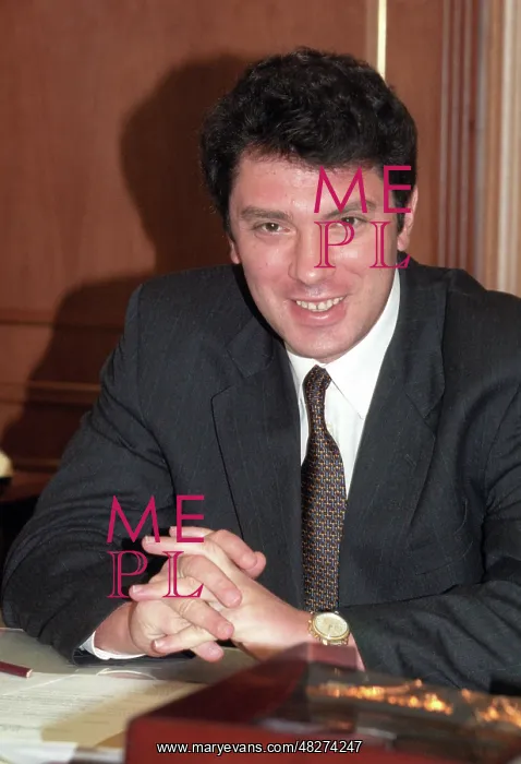 : Politician Boris Nemtsov, 1998 : Politician Boris Nemtsov, 1998