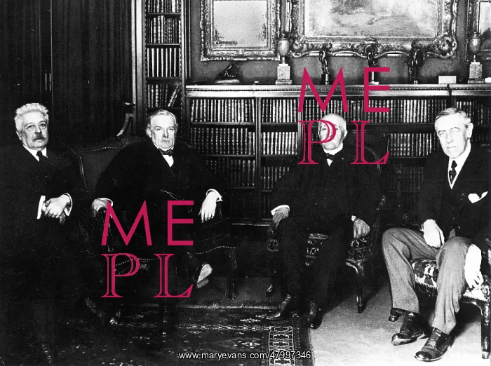 : Politicians at Peace Conference, Versailles : Politicians at Peace Conference, Versailles