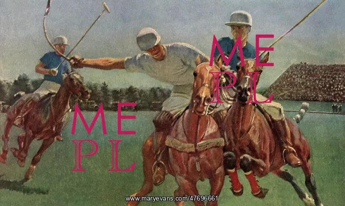  : Three Polo Players