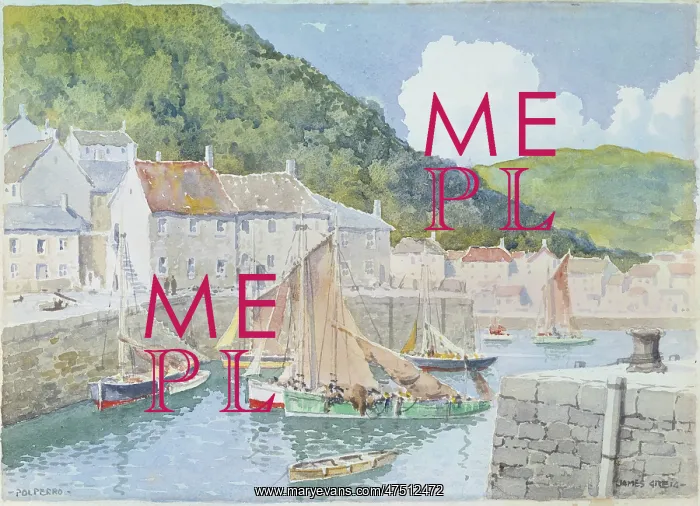 : Polperro ' boats in a harbour : Polperro ' boats in a harbour