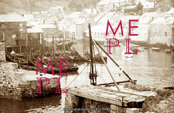 : Polperro Harbour, Cornwall : Polperro Harbour, Cornwall