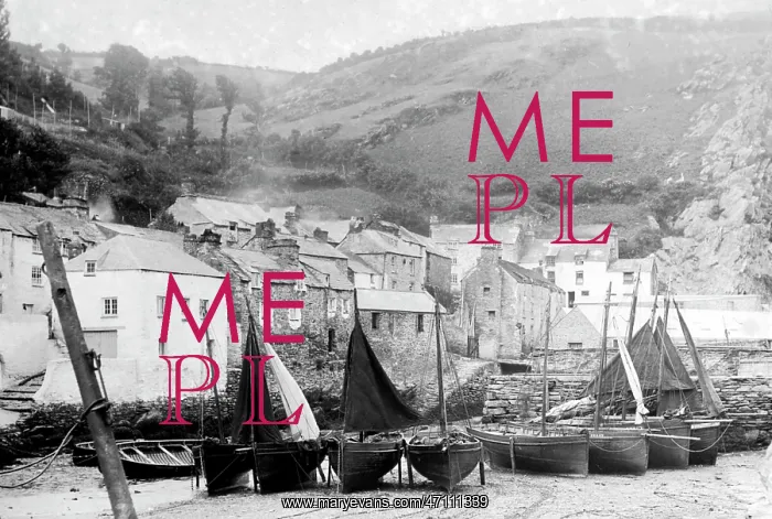  : Polperro Harbour early 1900s