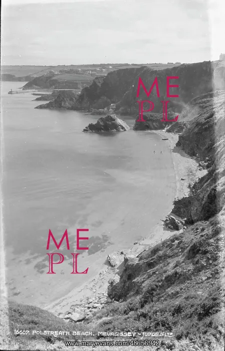 : Polstreath Beach, Mevagissey : Polstreath Beach, Mevagissey