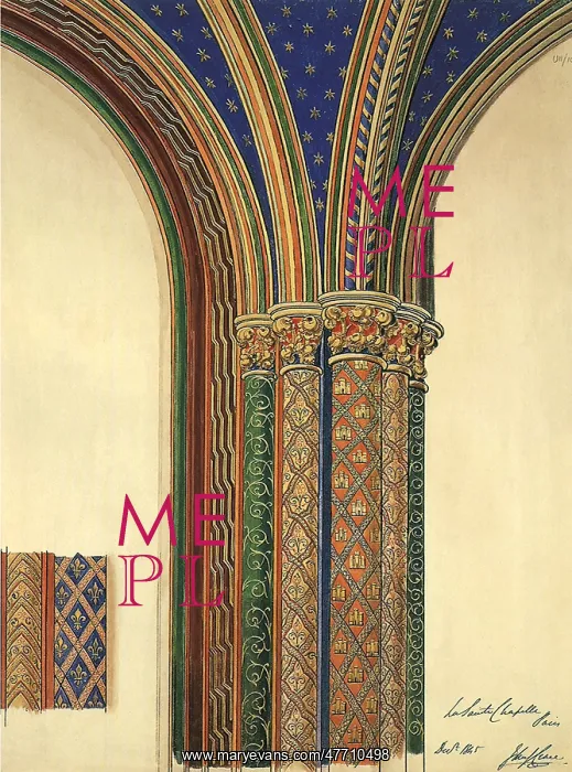 : Polychromed Columns : Polychromed Columns