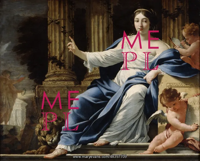 : Polymnia, Muse of Eloquence'. Simone Vouet ( : Polymnia, Muse of Eloquence'. Simone Vouet (