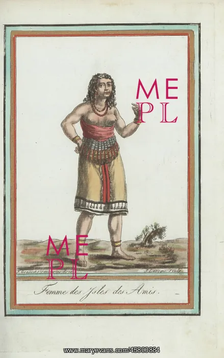 : Polynesian woman of Tonga : Polynesian woman of Tonga
