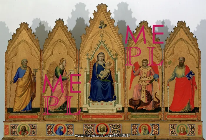 : Polyptych of the enthroned Madonna : Polyptych of the enthroned Madonna