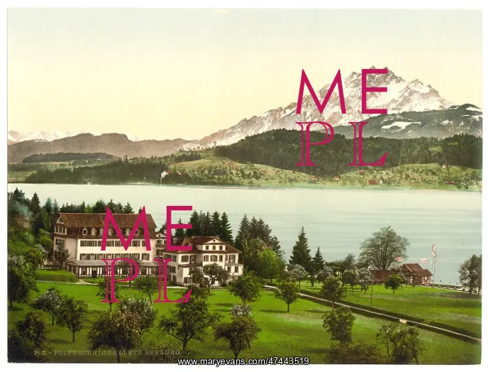 : The Polytechnic Chalet, Seeburg, (i.e. Seeberg), Lucerne, Sw : The Polytechnic Chalet, Seeburg, (i.e. Seeberg), Lucerne, Sw