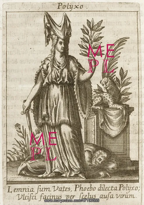 : POLYXO. Greek priestess of Apollo and seeress of Lemnia : POLYXO. Greek priestess of Apollo and seeress of Lemnia