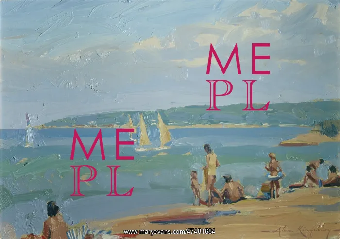 : Pomeriggio Placido ' beach scene : Pomeriggio Placido ' beach scene