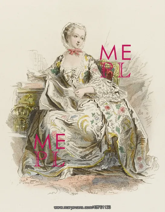 : POMPADOUR. JEANNE-ANTOINETTE POISSON, madame de POMPADOUR, mistress of Louis XV : POMPADOUR. JEANNE-ANTOINETTE POISSON, madame de POMPADOUR, mistress of Louis XV