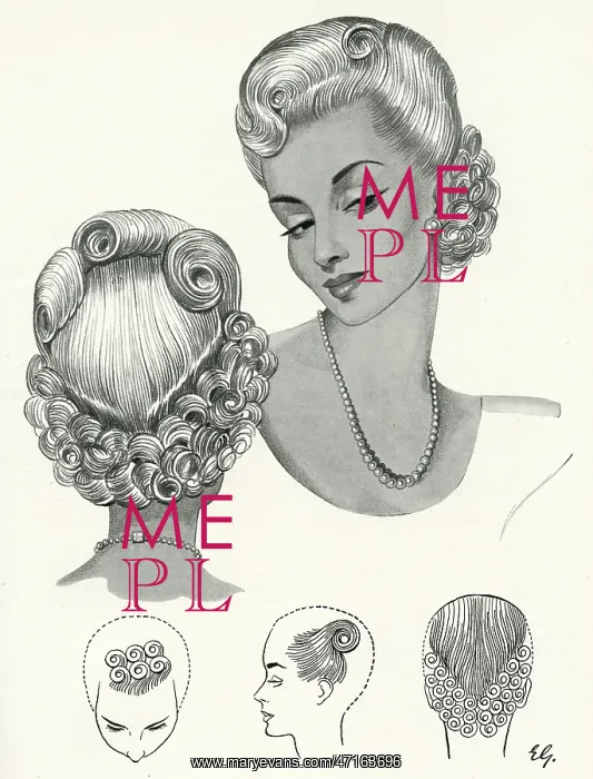 : Pompadour hairstyle 1940s : Pompadour hairstyle 1940s