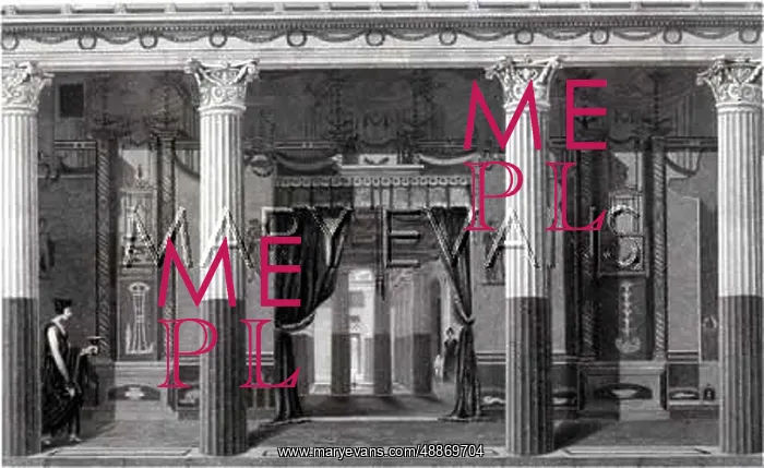  : Pompeii. A Corinthian peristyle reconstruction in Pompeii