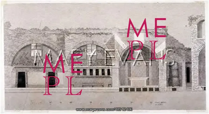 : POMPEII BATHS 1831 : POMPEII BATHS 1831