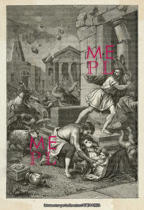 : Pompeii and Herculaneum destroyed by Vesuvius : Pompeii and Herculaneum destroyed by Vesuvius