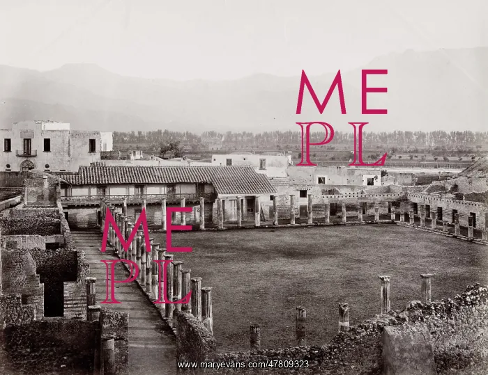 : Pompeii, Italy, School of Gladiators : Pompeii, Italy, School of Gladiators