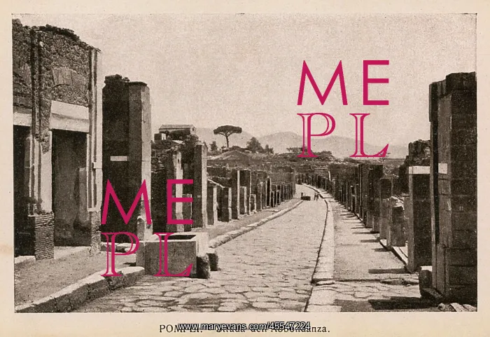 : Pompeii - Italy - Strada dell'Abbondanza : Pompeii - Italy - Strada dell'Abbondanza
