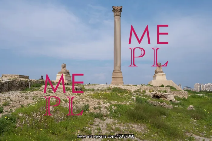 : Pompey's Pillar, Alexandria, Egypt : Pompey's Pillar, Alexandria, Egypt