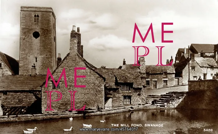 : The Mill Pond, Swanage, Dorset : The Mill Pond, Swanage, Dorset