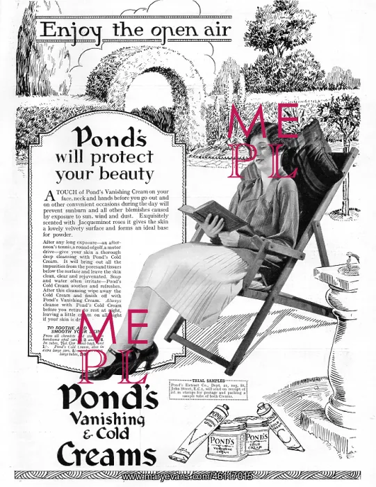  : Pond's Advert, 1927