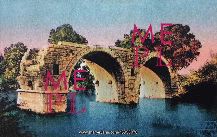 : Pont Ambroix postcard, Ambrussum, Occitanie, France : Pont Ambroix postcard, Ambrussum, Occitanie, France