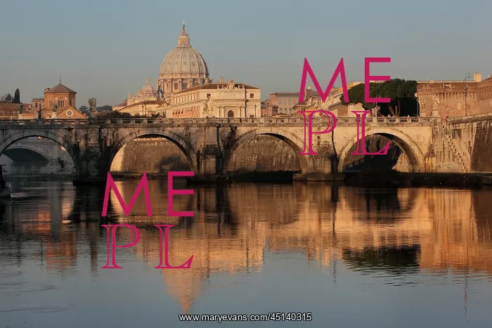 : Ponte Sant'Angelo, Rome, Italy : Ponte Sant'Angelo, Rome, Italy