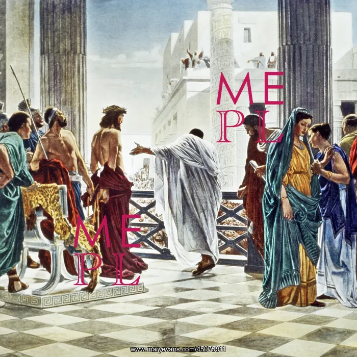 : Pontius Pilate Presenting the Scourged Jesus to the Crowd : Pontius Pilate Presenting the Scourged Jesus to the Crowd