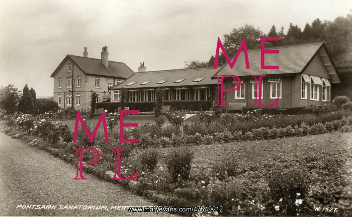 : Pontsarn Sanatorium, Merthyr Tydfil, Glamorgan, Wales : Pontsarn Sanatorium, Merthyr Tydfil, Glamorgan, Wales