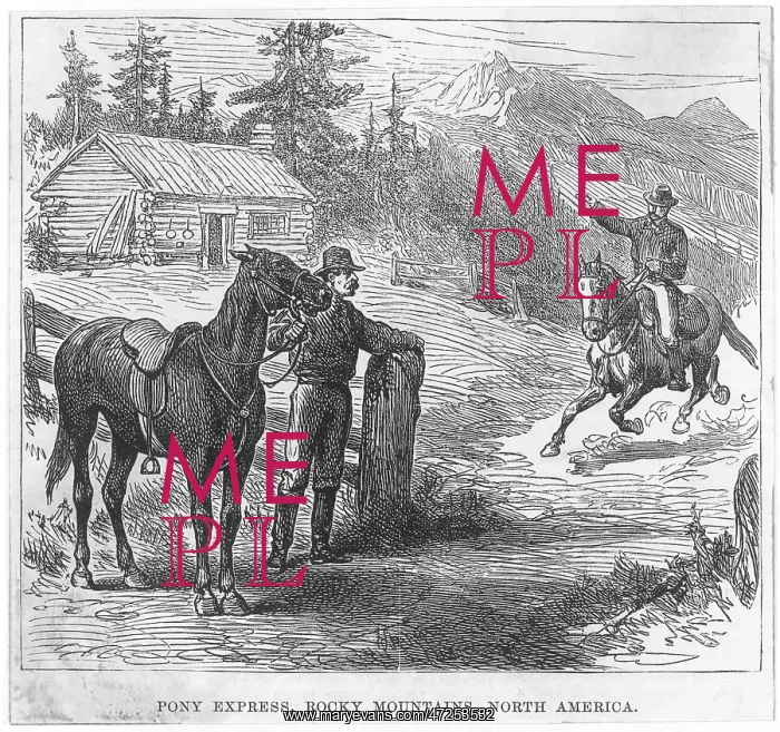 : PONY EXPRESS IN ROCKIES : PONY EXPRESS IN ROCKIES