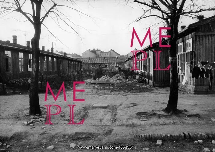 : Poor district in Vienna, 1938 : Poor district in Vienna, 1938
