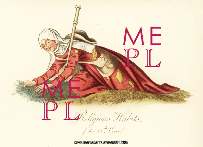 : Poor nun of the 15th century : Poor nun of the 15th century