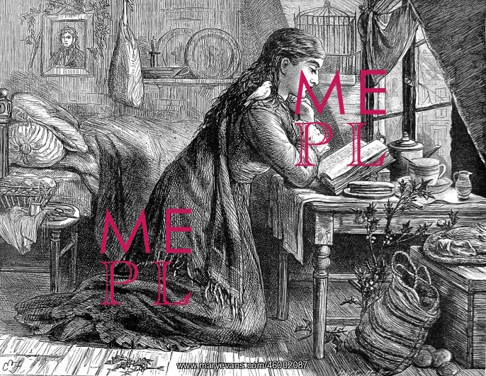 : A poor seamstress on Christmas morning : A poor seamstress on Christmas morning