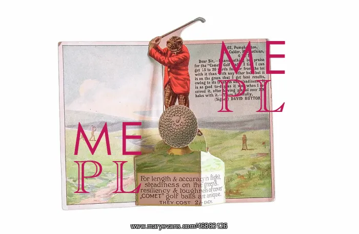  : Pop-up card - Comet Golf Ball
