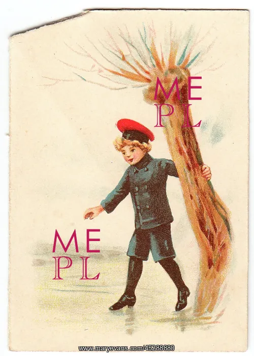 : Part of a pop-up Christmas card : Part of a pop-up Christmas card