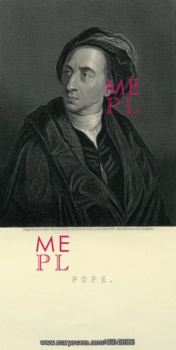 : Pope, Alexander, 21.5.1688 - 30.5.1744, British : Pope, Alexander, 21.5.1688 - 30.5.1744, British
