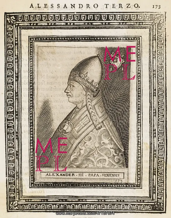 : POPE ALEXANDER III : POPE ALEXANDER III