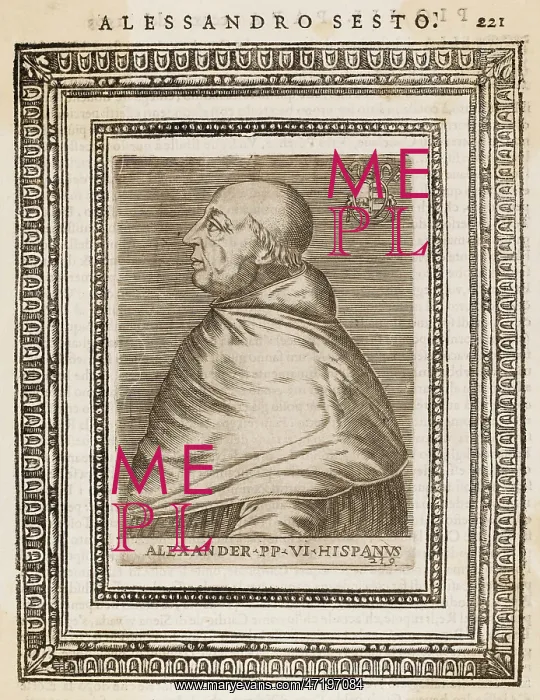 : POPE ALEXANDER VI : POPE ALEXANDER VI